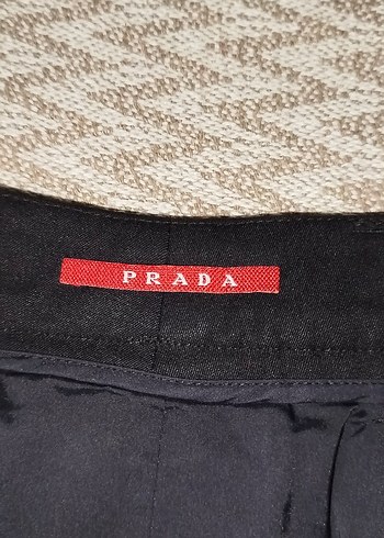 Prada Dugmeli Siyah Etek