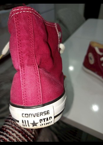 Bordo Yüksek Taban erkekSpor Ayakkabı - Görsel 5