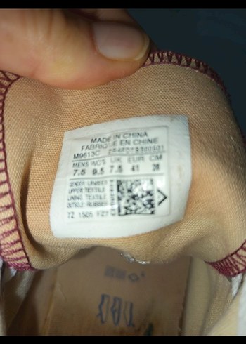 Bordo Yüksek Taban erkekSpor Ayakkabı - Görsel 6