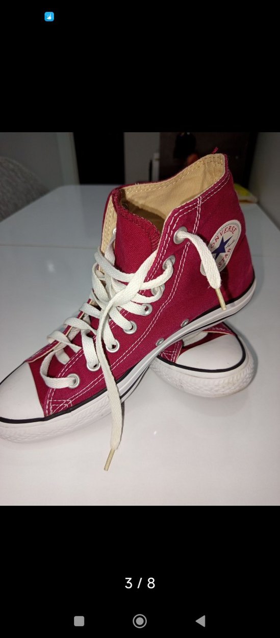 Bordo Yüksek Taban erkekSpor Ayakkabı - Görsel 3