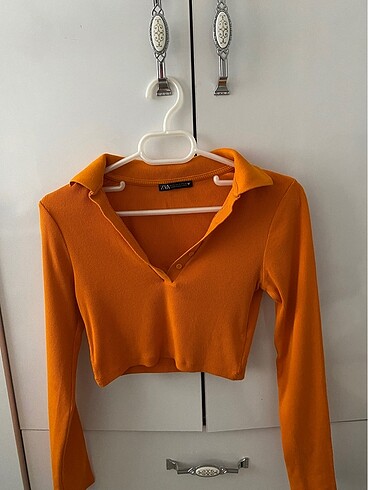 Turuncu V Yaka Crop