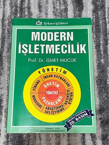 Modern işletmecilik ismet mucuk