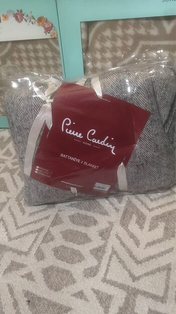 Pierre Cardin Pierre Cardin çift kişilik pamuklu battaniye