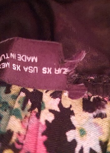 Zara Çiçekli Şort Etek 
