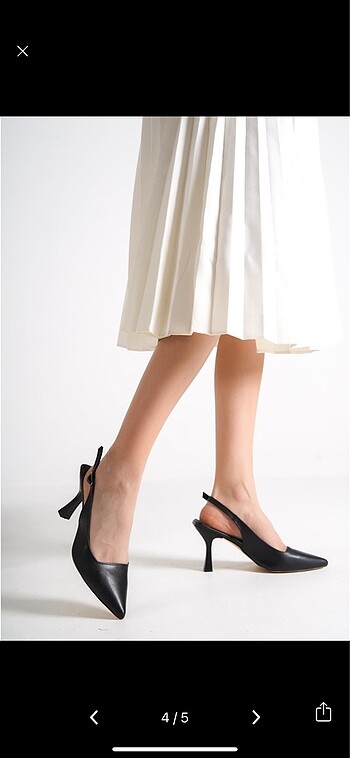 36 Beden Siyah stiletto