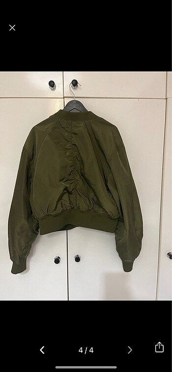 m Beden haki Renk h&m bomber ceket