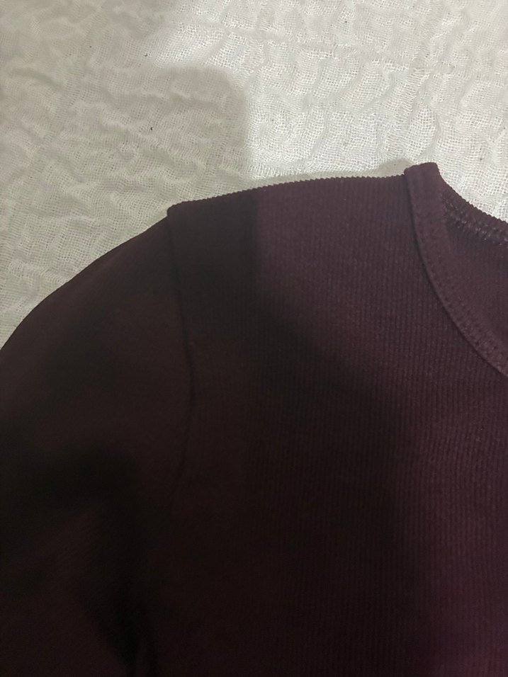 pull and bear bordo body - Görsel 2