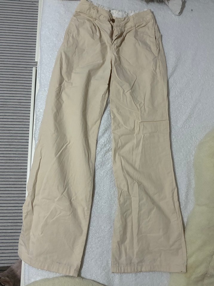 Bej özel tasarım pantolon - Görsel 3