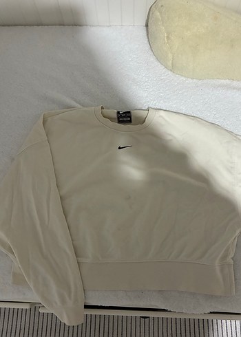 nike krem sweatshirt - Görsel 2