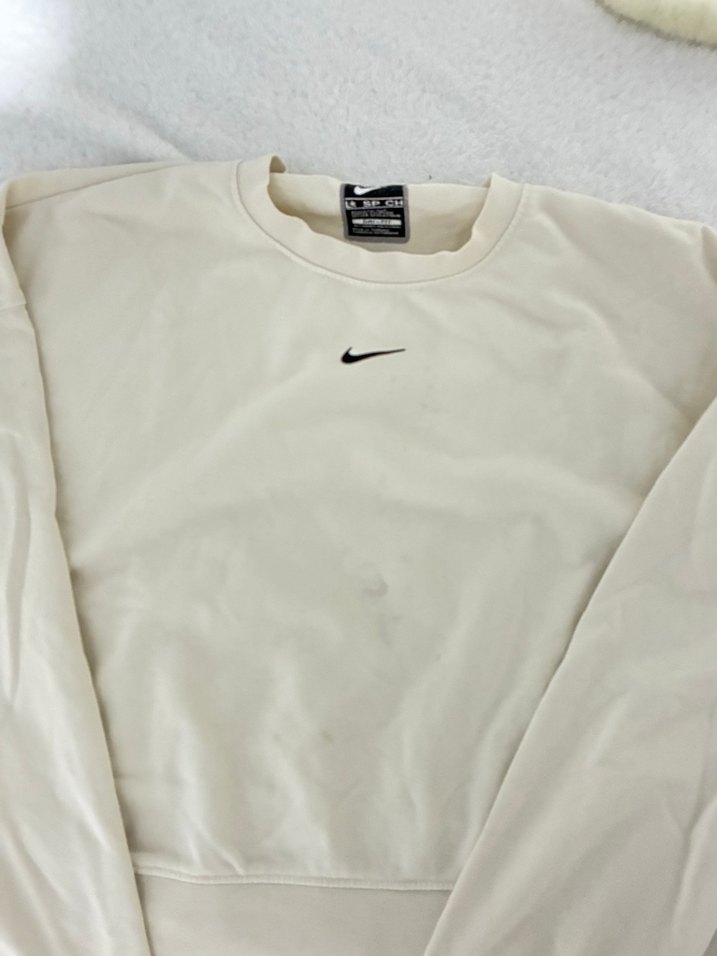 nike krem sweatshirt - Görsel 3