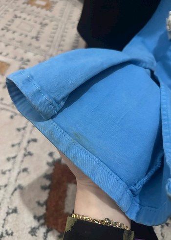 42 Beden mavi Renk Kadın Mavi Denim Midi Boy Regular Fit Jean