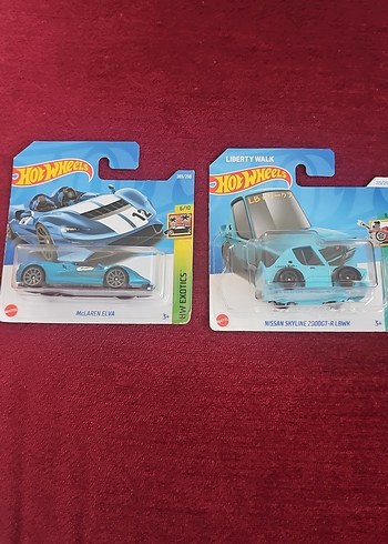 Hot wheels 2li lot set