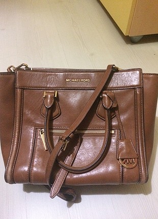 Michael Kors Kahverengi mk marka çanta iyi durumda