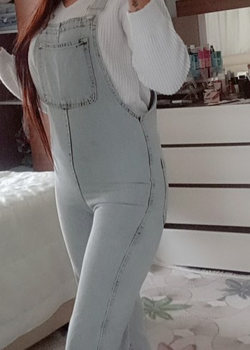 kadın kot tulum - Görsel 3