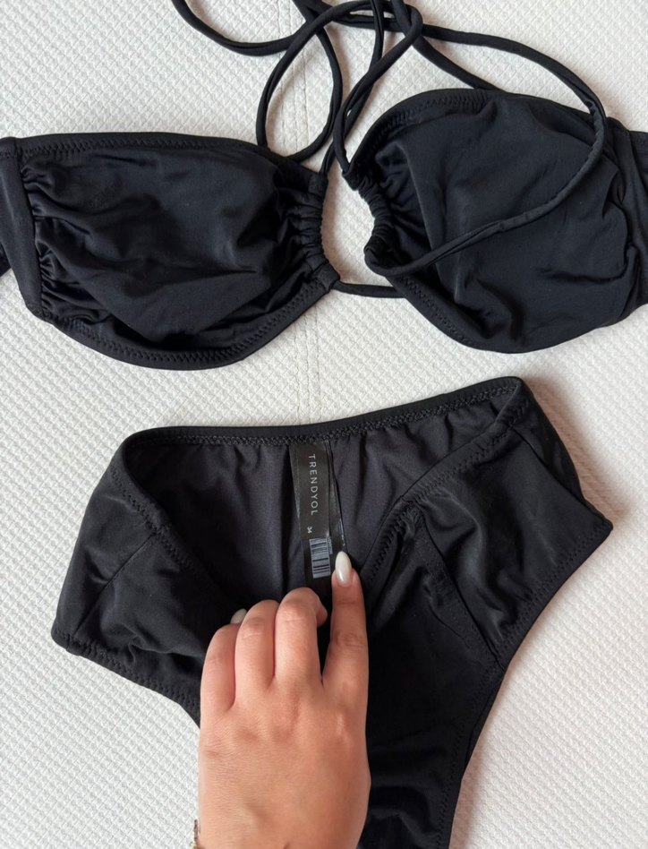 kadın Siyah Bikini - Görsel 2