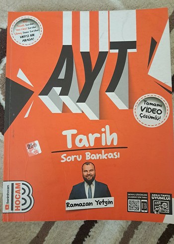 Ramazan Yetgin AYT Tarih Soru Bankası Video Çözümlü