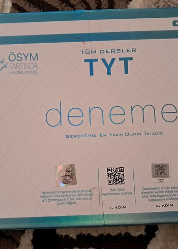 TYT Tüm Dersler Deneme Kitabı 345