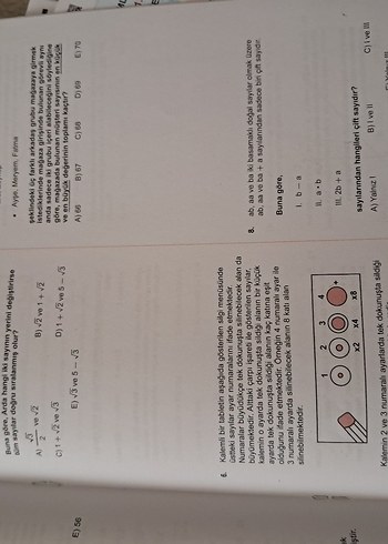  Beden TYT Tüm Dersler Deneme Kitabı 345