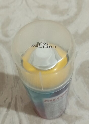 Sprey boya sarı renk 