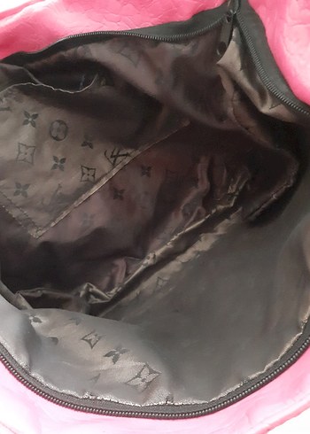 Pembe Deri Kadın Çanta y2k pink - Görsel 9