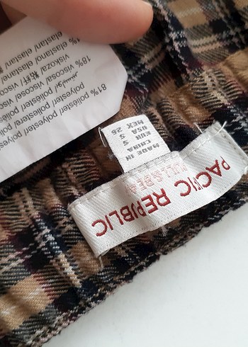 s Beden pull& bear ekose Pantolon