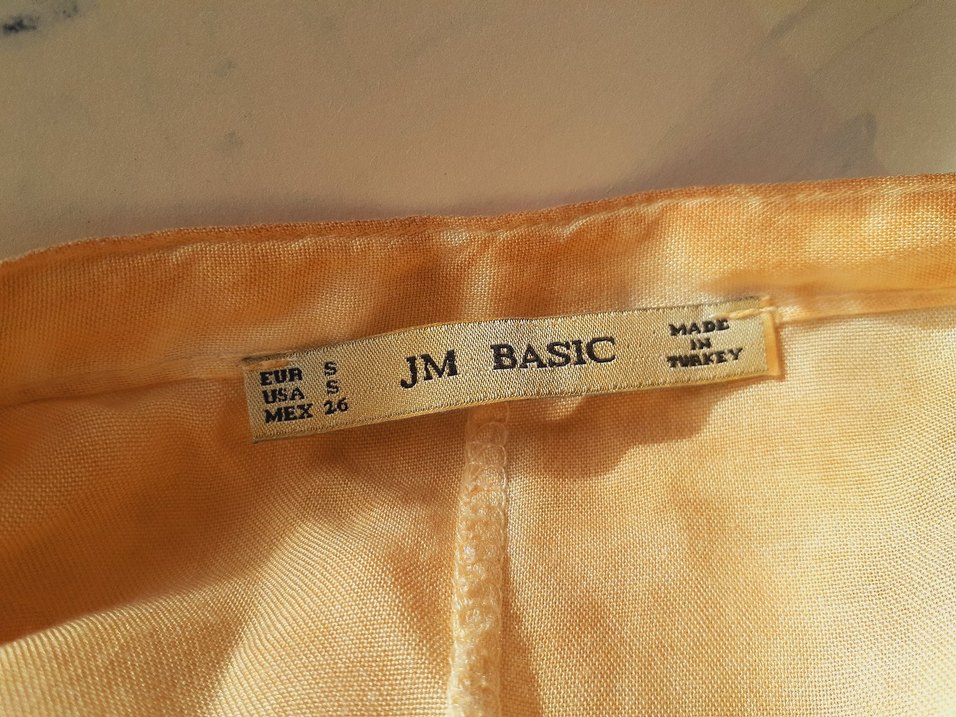 pamuk Gömlek butter yellow - Görsel 5