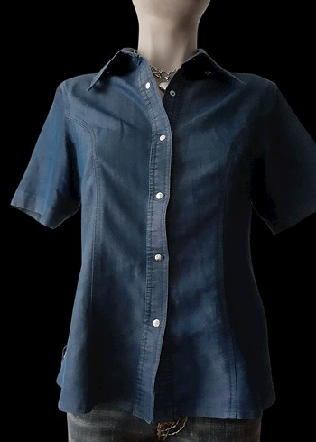 vintage kot gömlek - Görsel 4