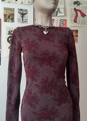 zara Uzun triko Elbise - Görsel 2