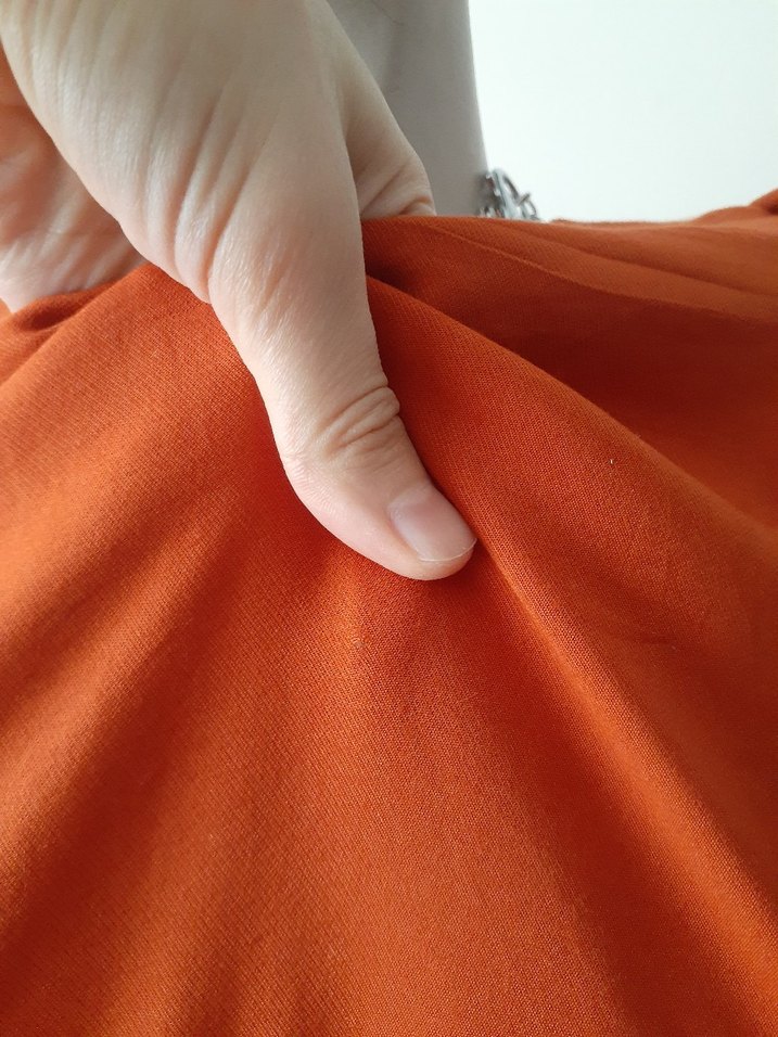 Drapeli abiye tesettür tunik - Görsel 3