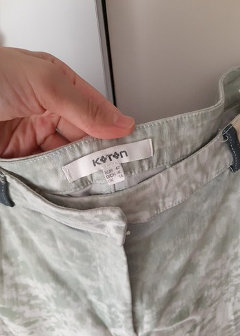 42 Beden koton pantolon baskı