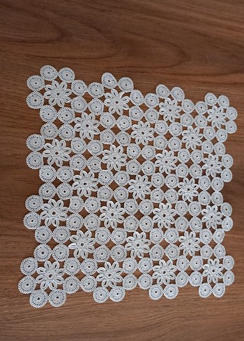 El İşi Beyaz Dantel oda takımı - Görsel 2