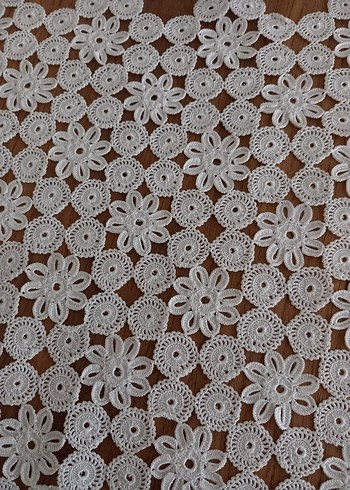 El İşi Beyaz Dantel oda takımı - Görsel 3