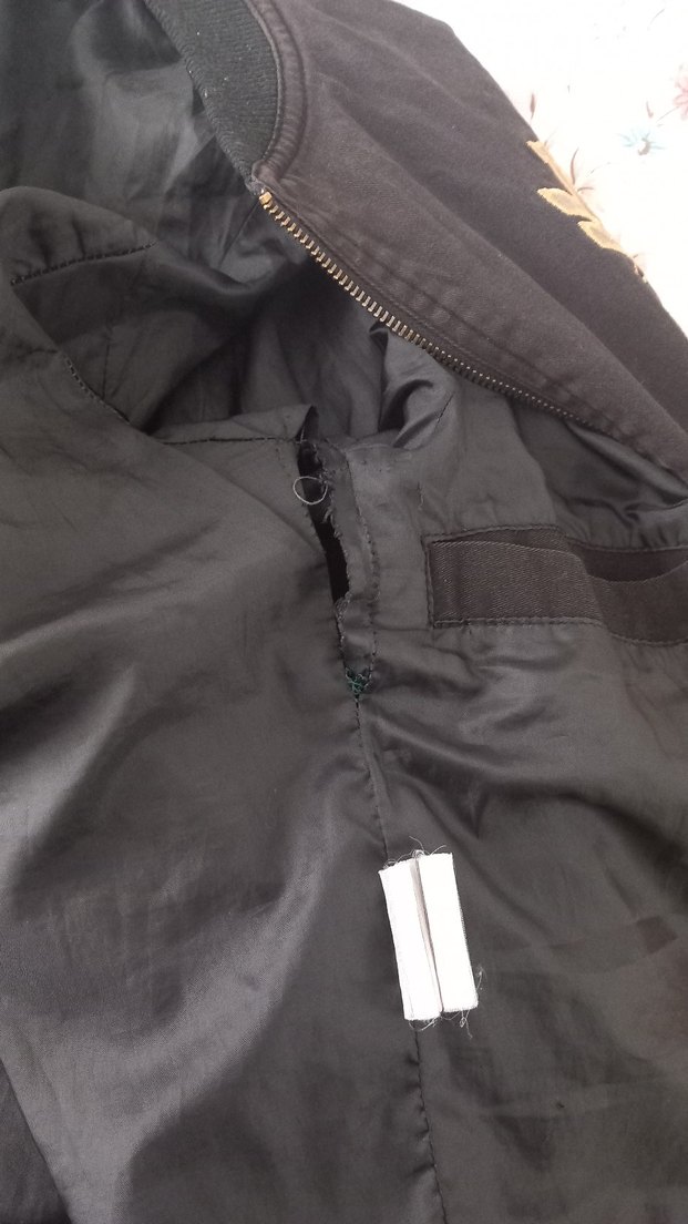 iki adet siyah Fermuarlı kadin Midi Ceket - Görsel 5