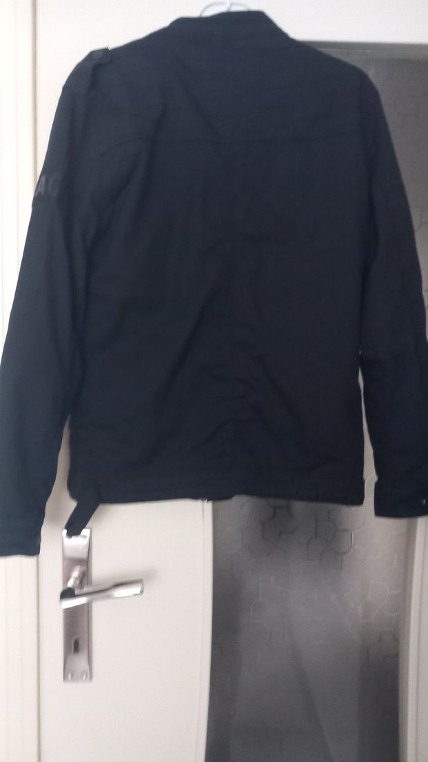 iki adet siyah Fermuarlı kadin Midi Ceket - Görsel 2