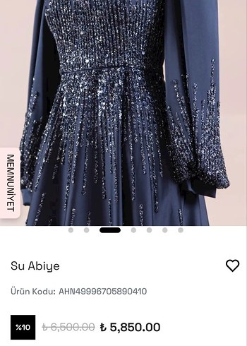 Lacivert uzun Abiye Elbise - Görsel 4