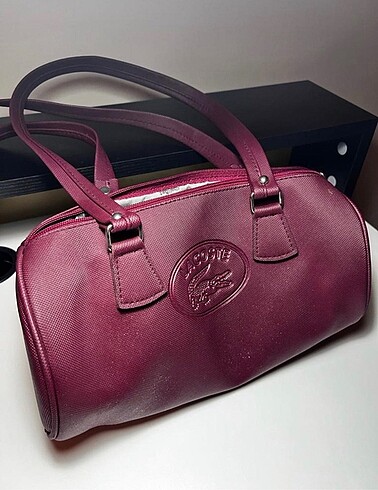 Lacoste bordo vişne çürüğü çanta