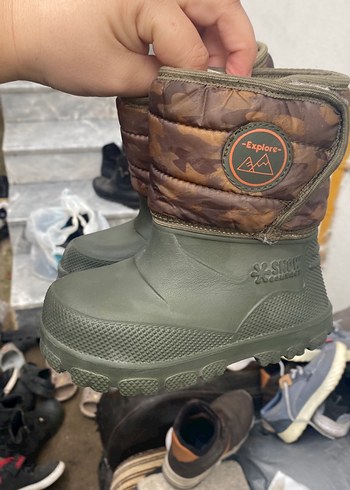 Kahverengi Kamuflajlı Erkek Çocuk Botu - Görsel 3