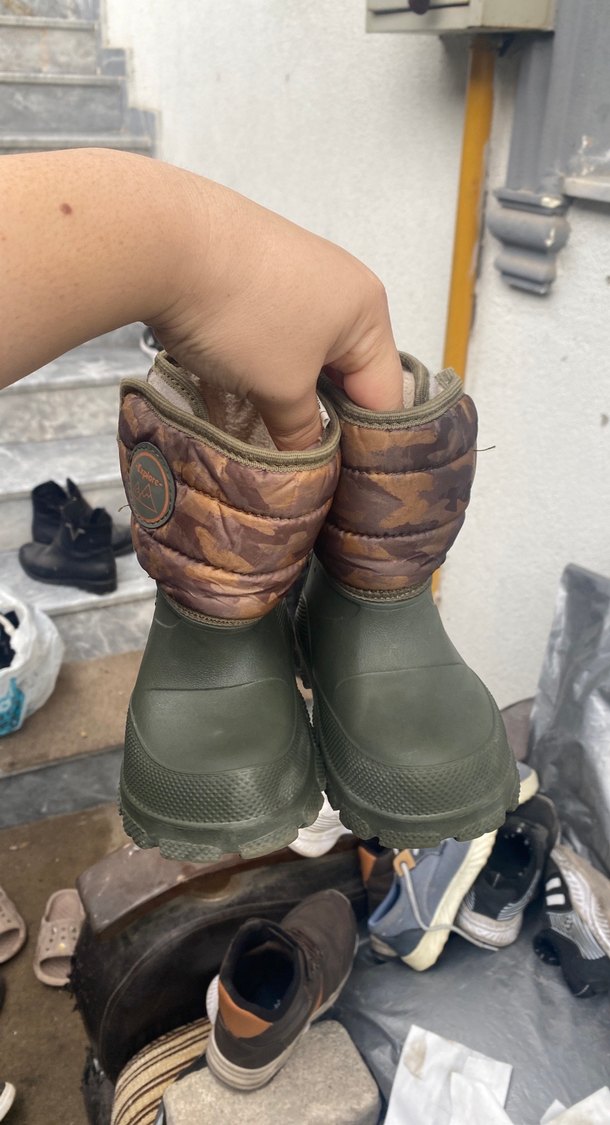 Kahverengi Kamuflajlı Erkek Çocuk Botu - Görsel 2