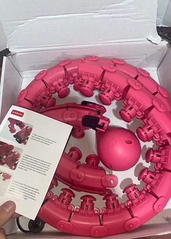 Renkli Pilates Çemberi 360° Masajlı hulohop - Görsel 2