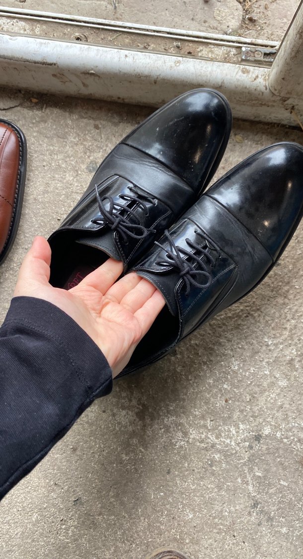 Klasik Siyah Erkek Ayakkabısı Bağcıklı - Görsel 3