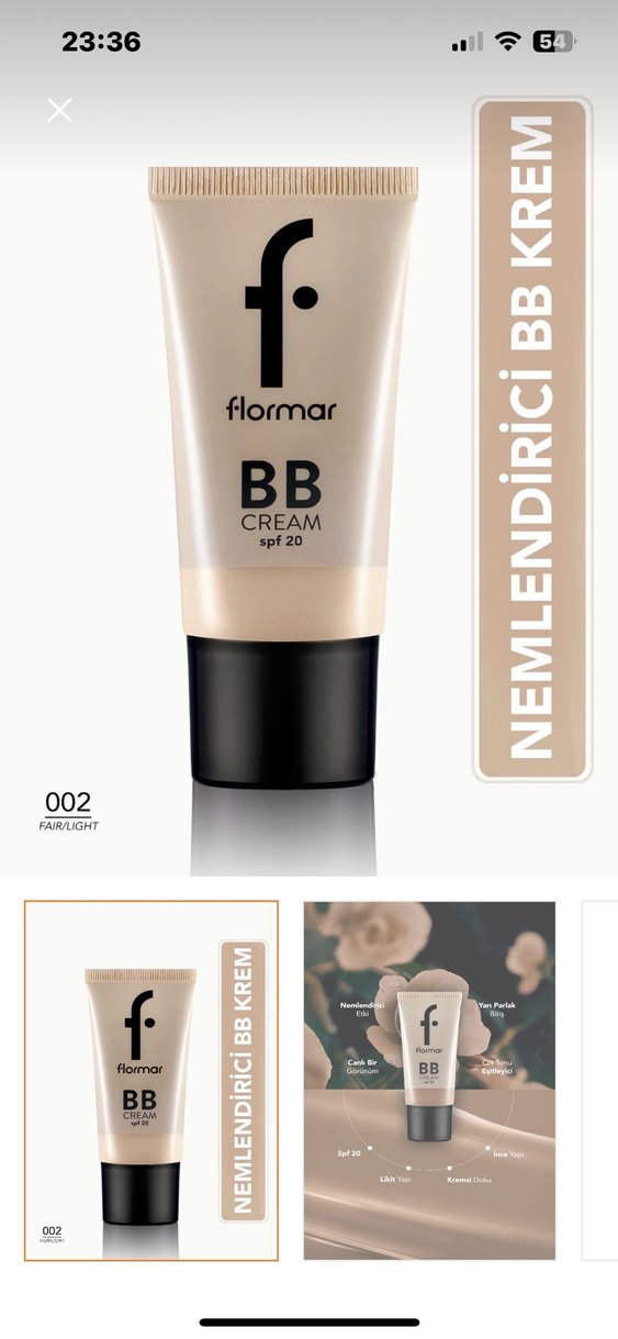 Flormar BB Krem SPF 20 - Görsel 4
