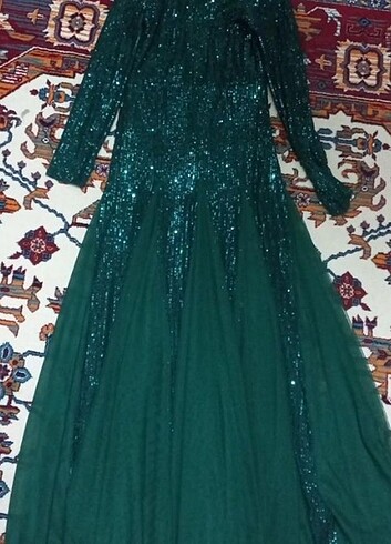 m Beden Balik model Abiye elbise
