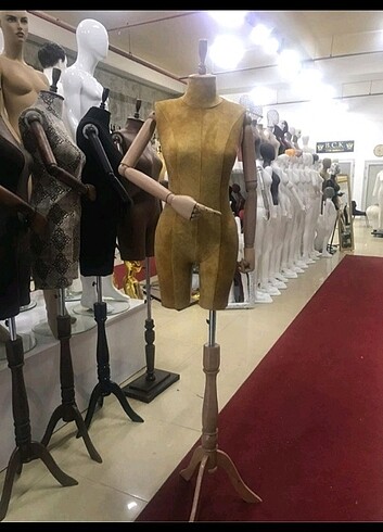 Diğer Paçalı terzi mankeni ahşap ayaklı 