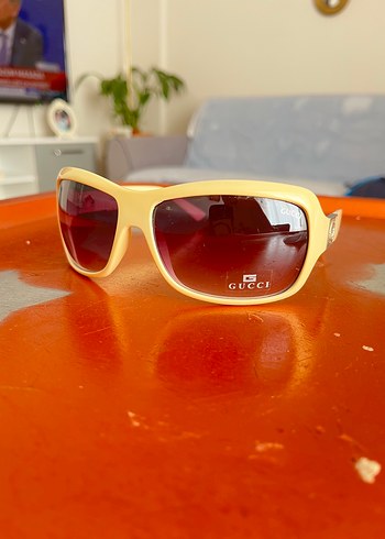 Gucci Orjinal Gucci Krem Cerceveli Gunes Gozlugu