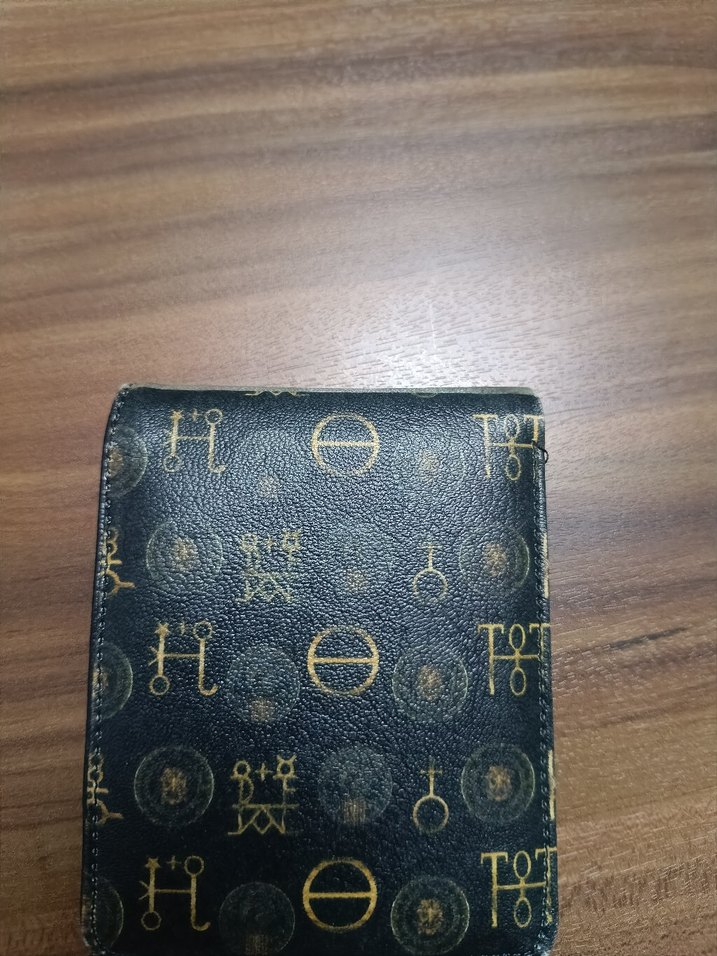 hery potr Gri Baskılı Gotik Erkek Cüzdan - Görsel 2