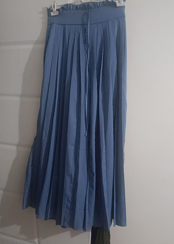 Mavi Pilili Kadın Kumaş Pantolon - Görsel 2