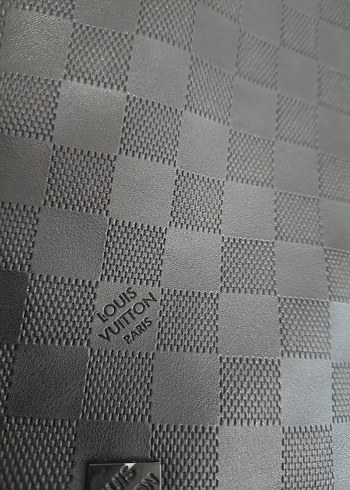 Erkek Siyah Kareli Tokalı Omuz Çantası - Görsel 5