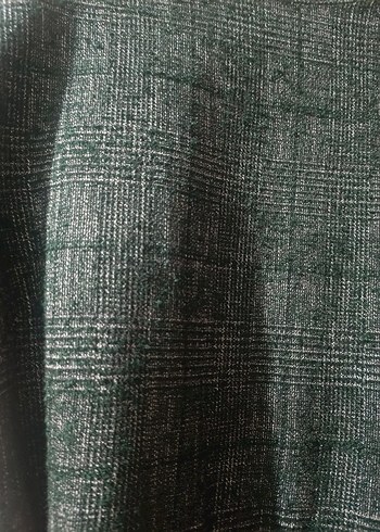 Gri Kemerli Midi Ofis Elbisesi - Görsel 4