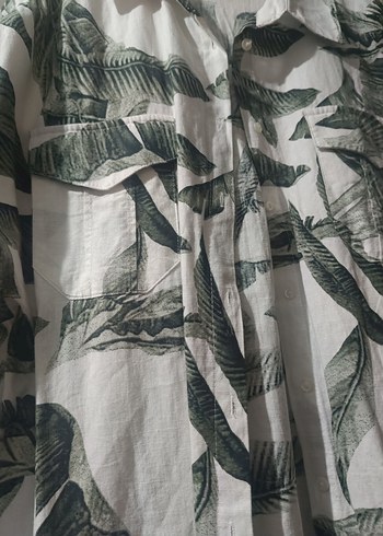 Uzun Kollu V Yaka Beyaz Mini Elbise - Görsel 6