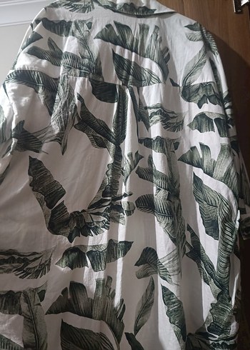 Uzun Kollu V Yaka Beyaz Mini Elbise - Görsel 4